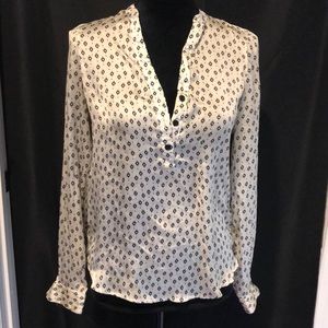 Bohemian Country Black and White Top